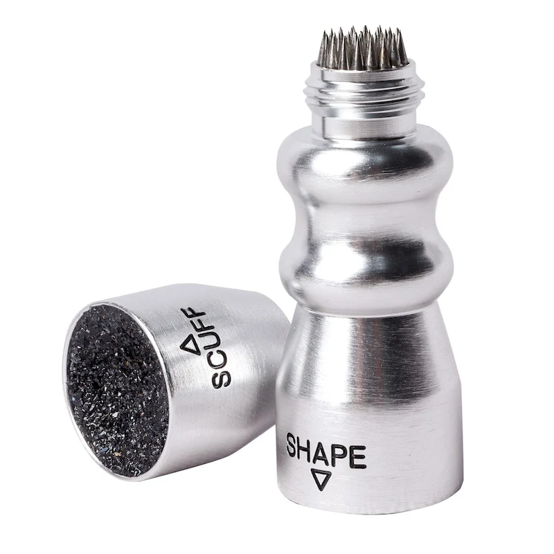 GSE 3-in-1 Billiard Cue Tip Scuffer/Shaper/Aerator Tool, Pool Cue Stick Tip Tool - Billiard Cue Accessories