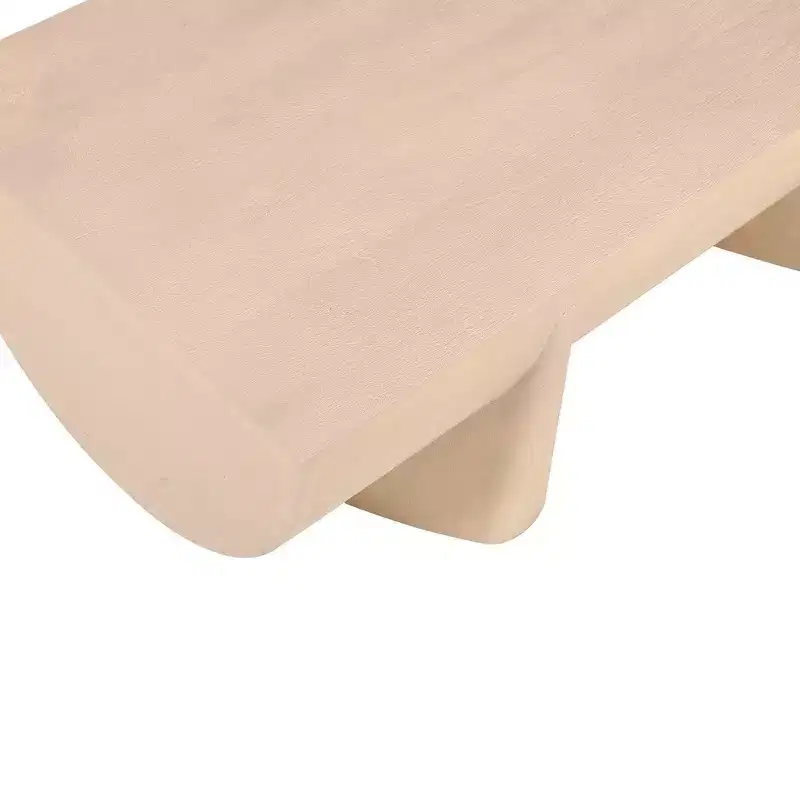 Royal Hampton Coffee Table | 48 Log Design | Natural Mango Wood Hand Crafted