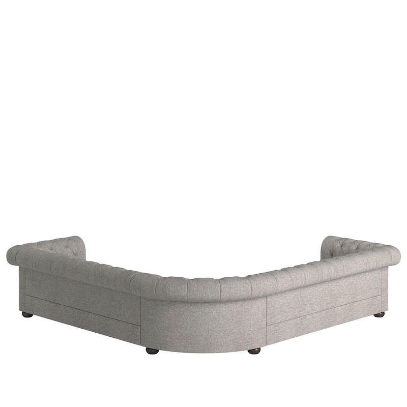 Knightsbridge Chesterfield L-shaped Sectional by iNSPIRE Q Artisan