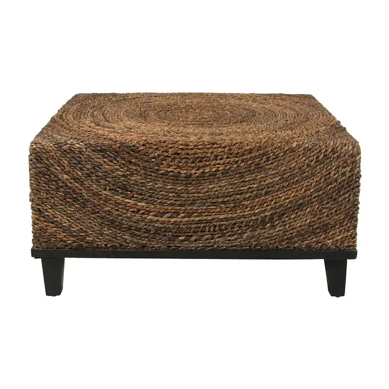 Woven Abaca Coffee Table by East at Main