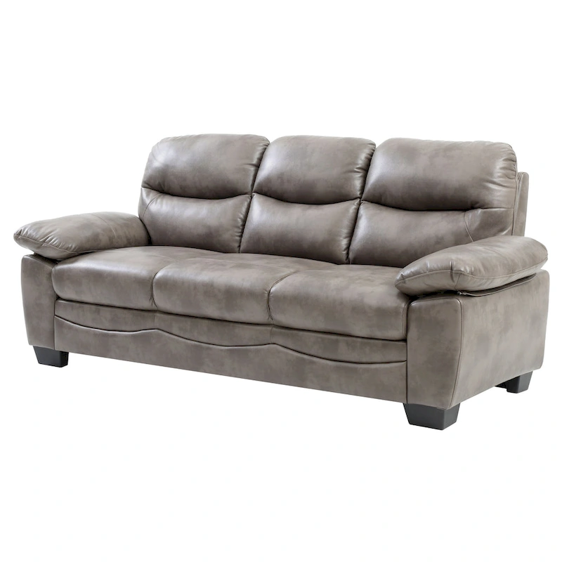 Marta Faux Leather Sofa