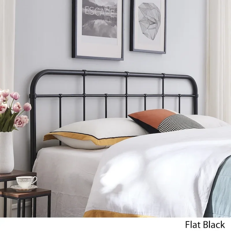 Crombie Industrial Iron Headboard by