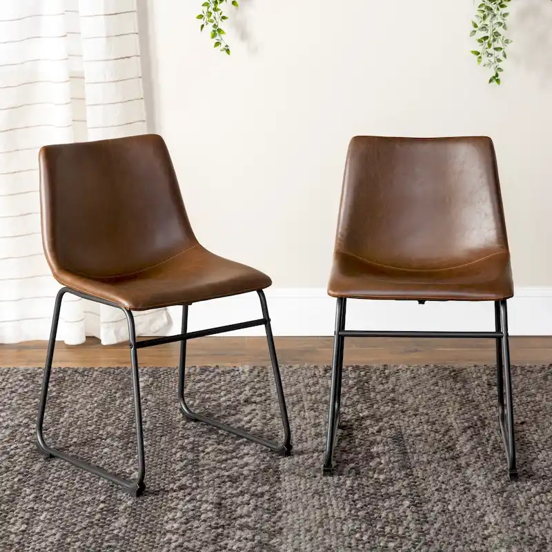 Faux Leather Dining Chair (Set of 2)