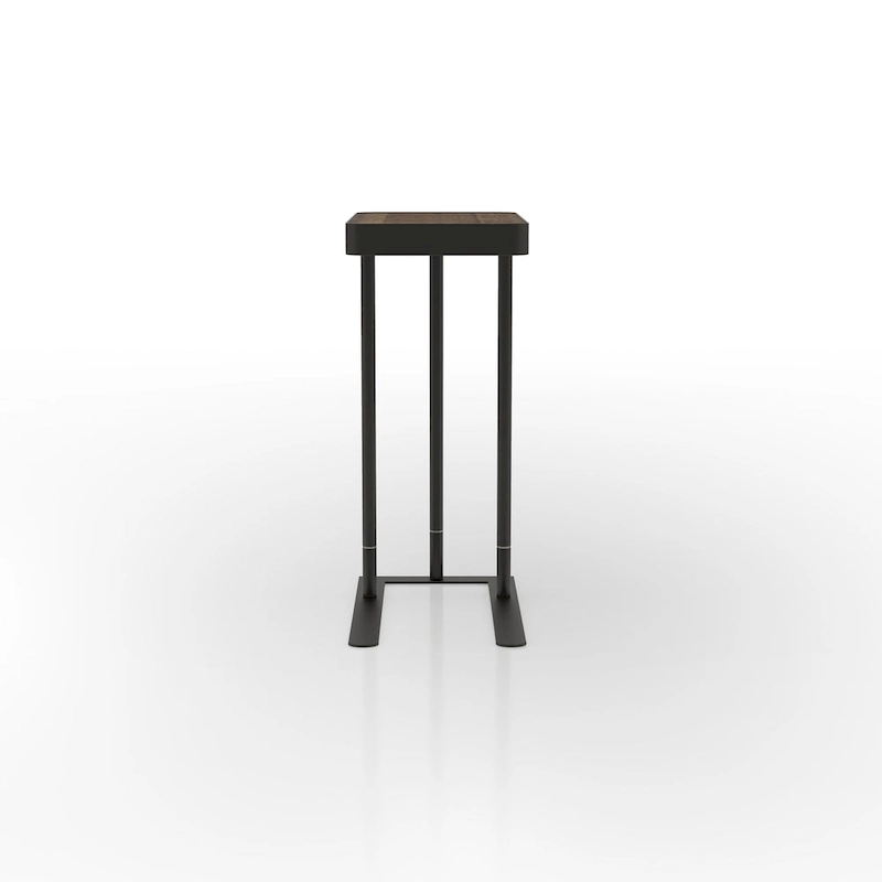 Schofield Industrial 20-inch Metal C-Shape Slide-open Top Side Table by Furniture of America