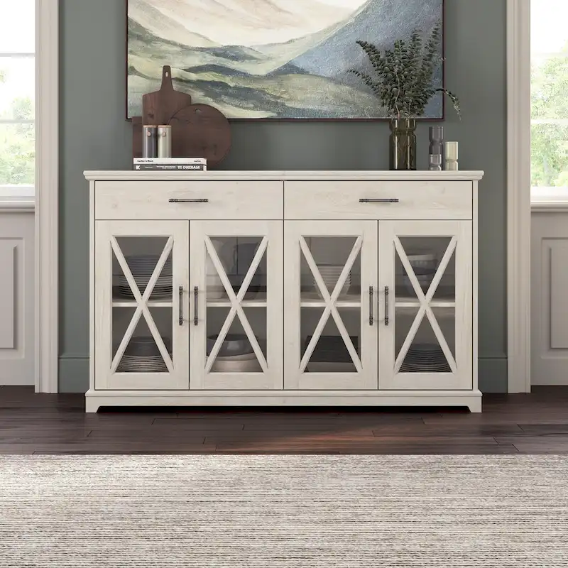 60W Sideboard Buffet Cabinet with Drawers by