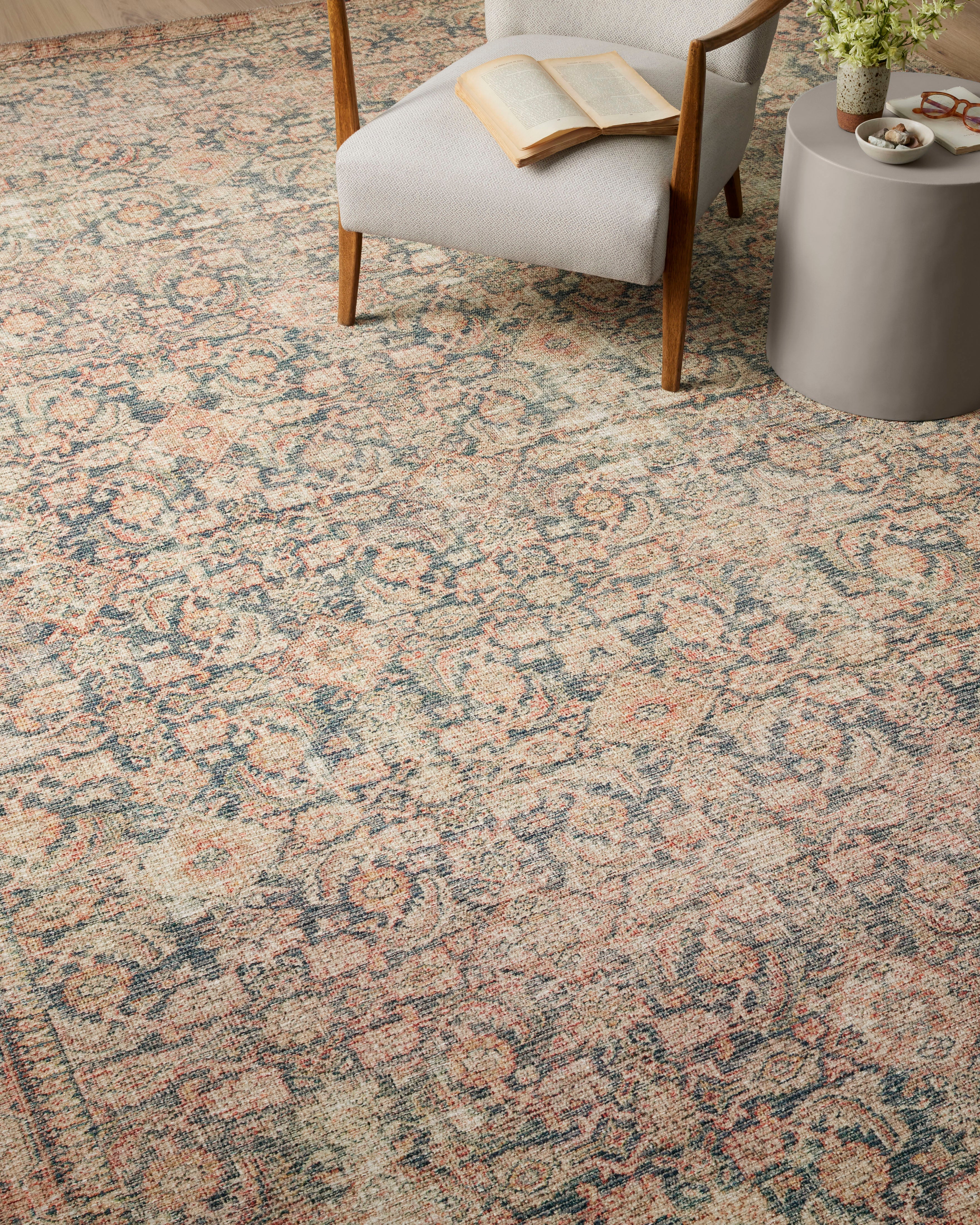 Aubrey Navy / Multi Rug