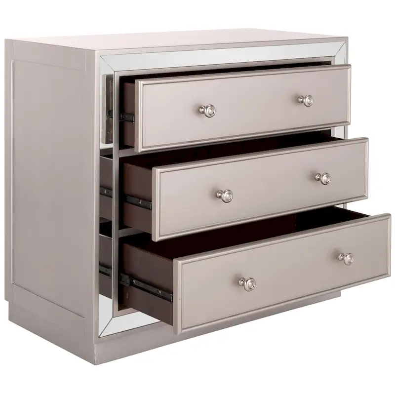 SAFAVIEH Amey Mirrored 3-Drawer Chest