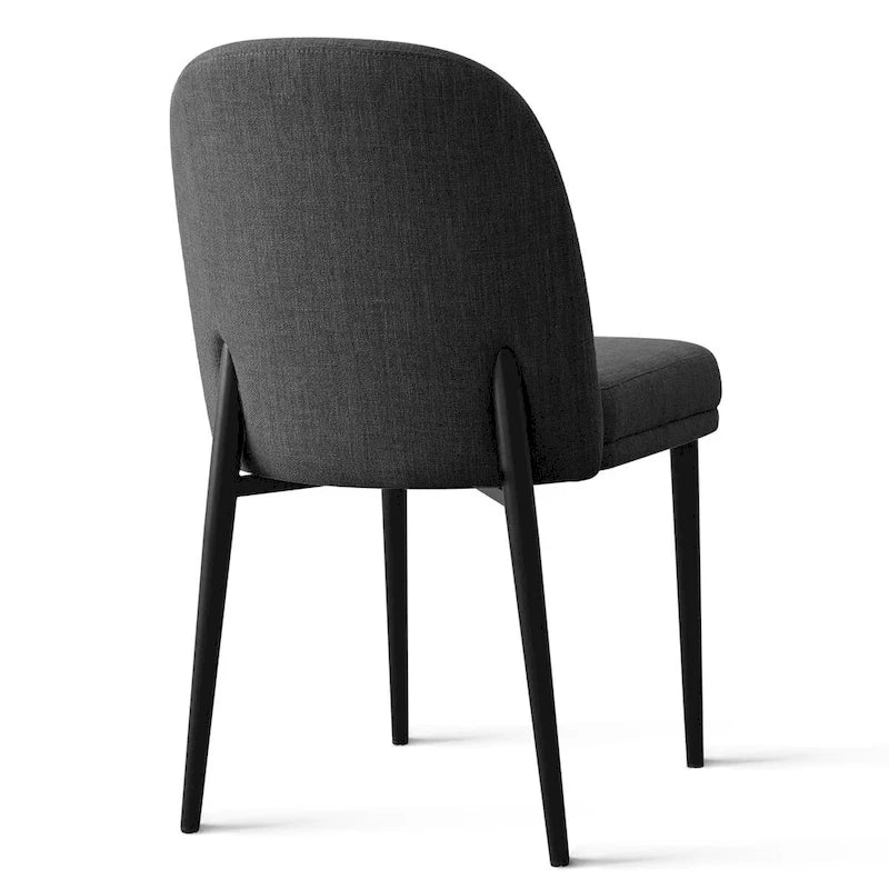 Linen Upholstered Dining Chair(Set of 2)