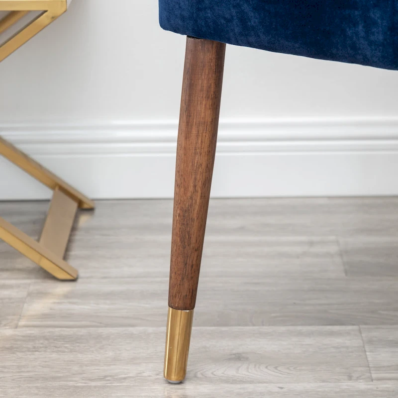 Roundhill Furniture Lindale Mid-century Modern Velvet Accent Chair