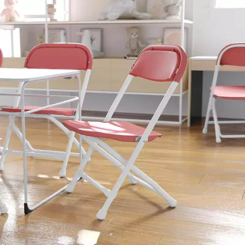 Flash Furniture 10 Pack Kids Plastic Folding Chair