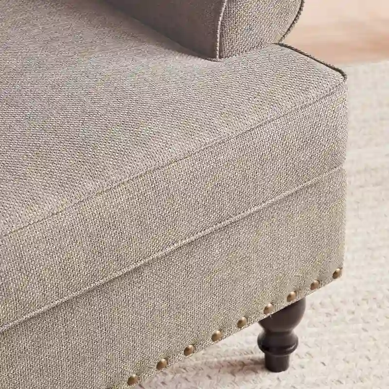 HUIMO Fabric Arm Chair and Loveseat Set
