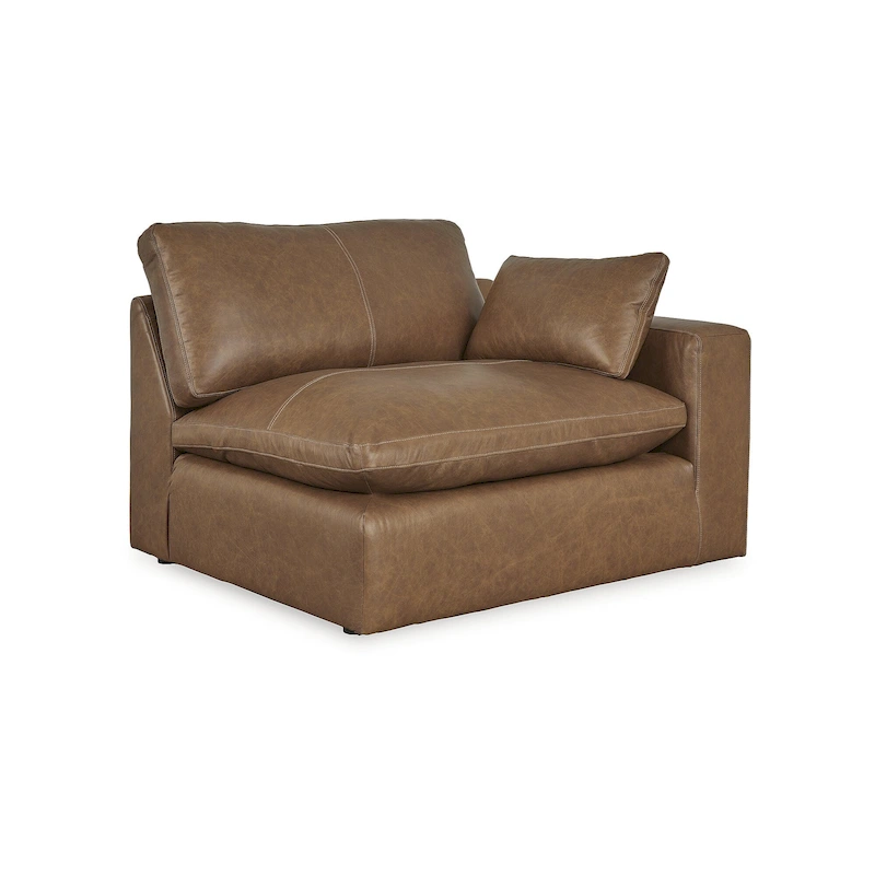 Signature Design by Ashley Emilia Medium Brown 5-Piece Sectional - 132W x 132D x 36H