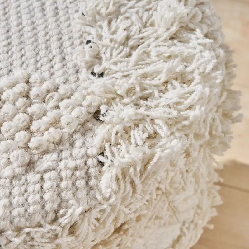 Roja Handcrafted Boho Fabric Stool by