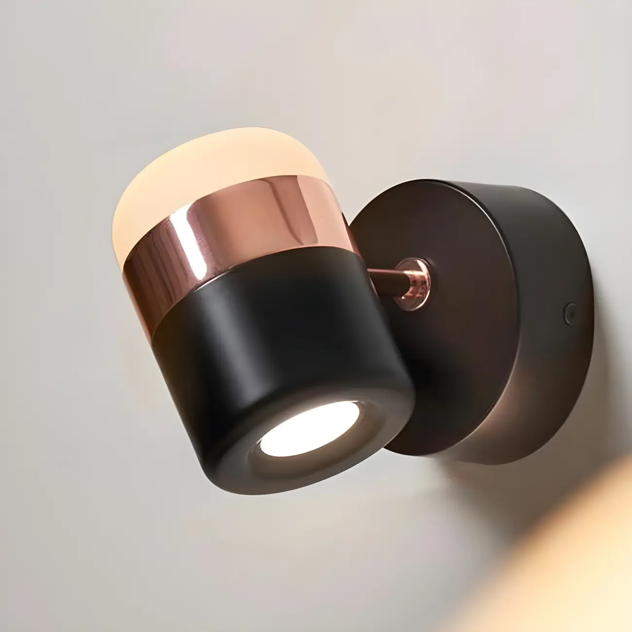 Modern 2-Light Cylinder Adjustable Wall Sconce