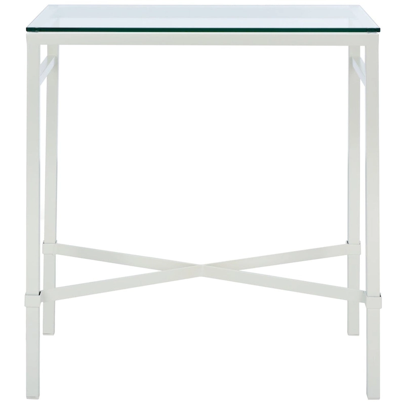 SAFAVIEH Couture Vallie Side Table - 22 W x 13 D x 25 H - 22Wx13Dx25H
