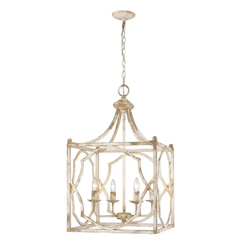 Laurent 4-Light Pendant in Antique Ivory
