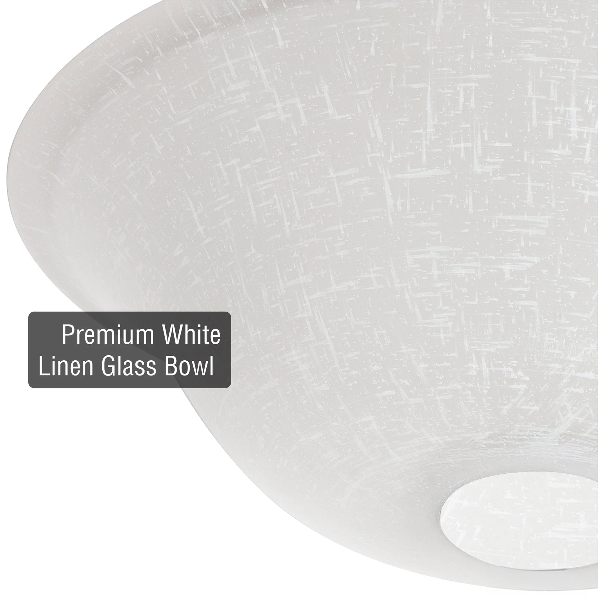 13 Hunter / Hampton Bay / Harbor Breeze Fan White Linen Glass Replacement / Upgrade