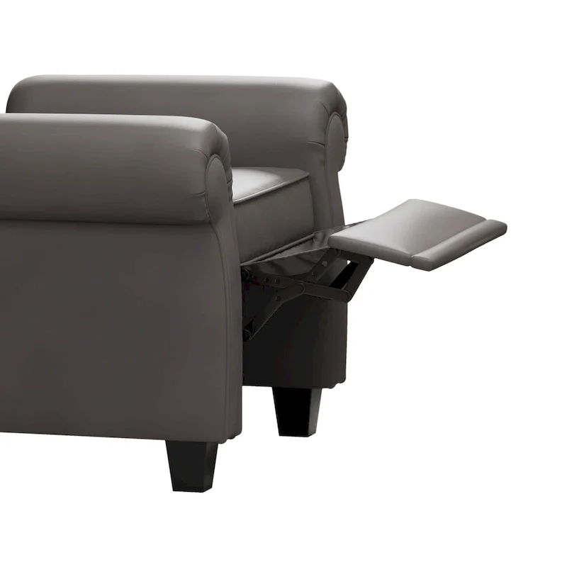 Modern Tufted Push Back Armchair