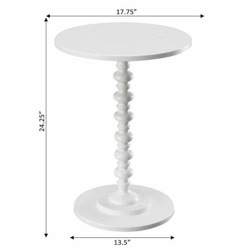 Convenience Concepts Palm Beach Round Spindle Table