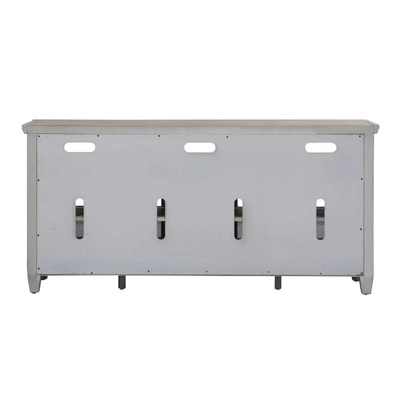 Antique White Tobacco Entertainment Center