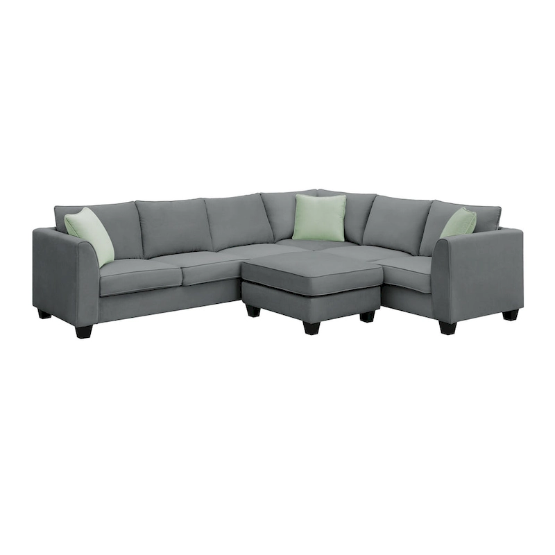 Sectional Sofa Couches Living Room Sets,7 Seats Modular Sectional Sofa