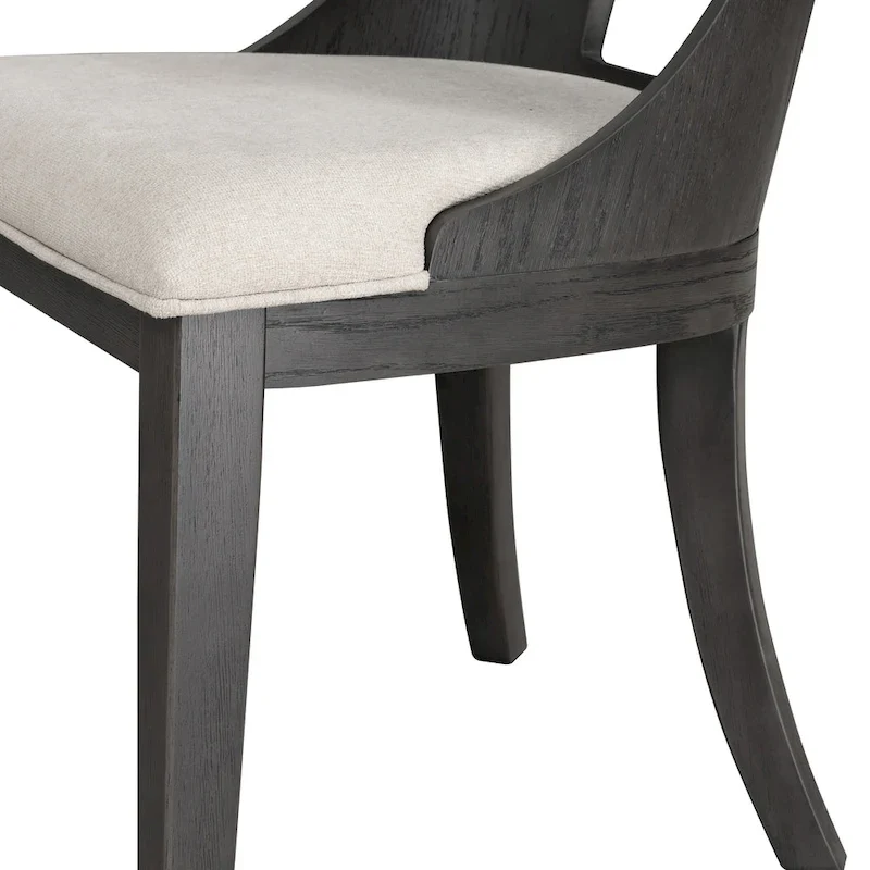 Piez Modern 5-Piece Solid Wood Round Dining Set