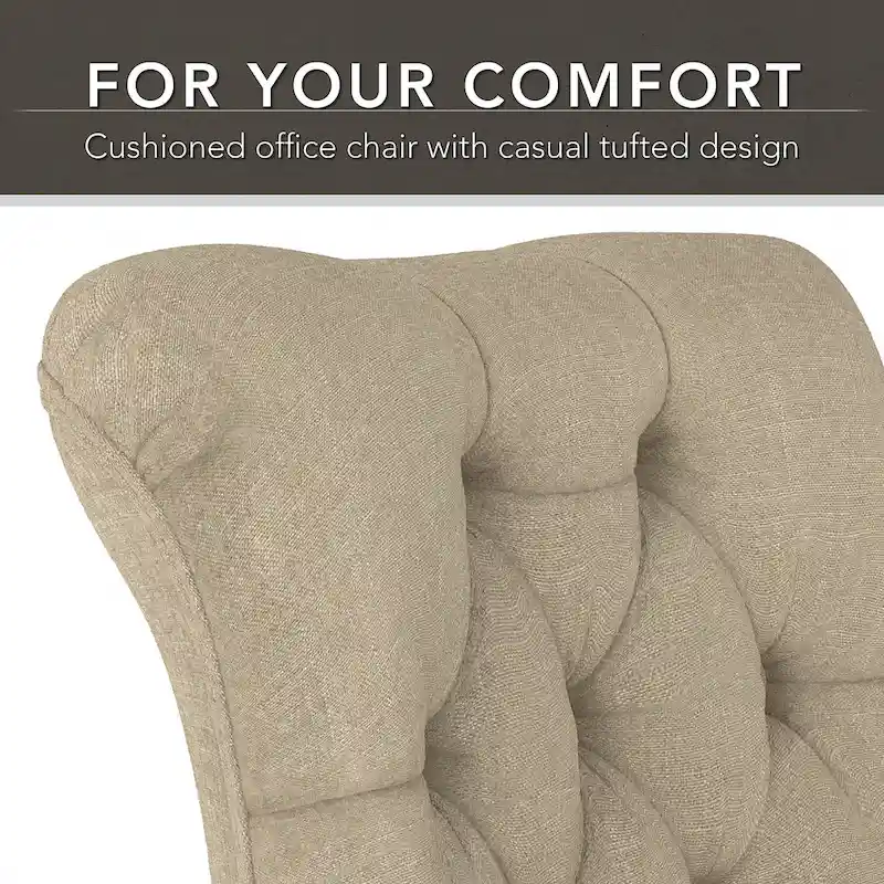 Salinas Mid Back Tufted Office Chair by Bush Furniture