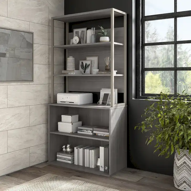 Hybrid 36W Bookcase Hutch by Bush Business Furniture