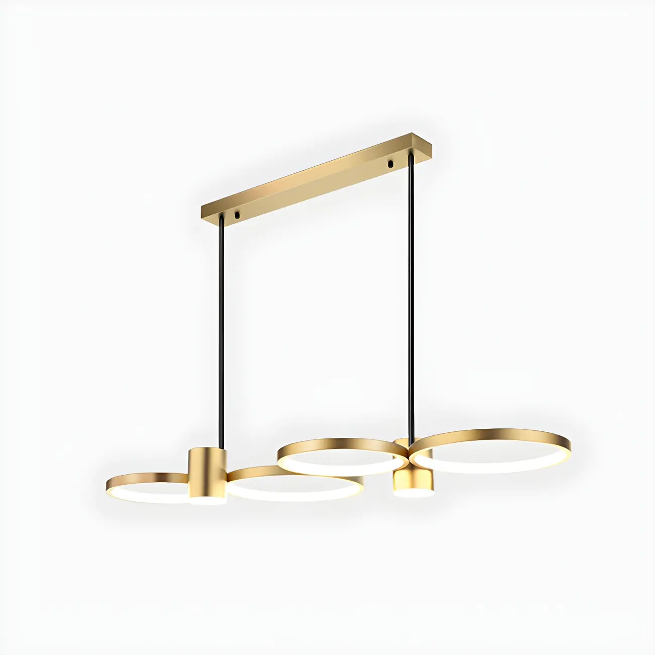 Modern Black Ring Dimming Pendant Light