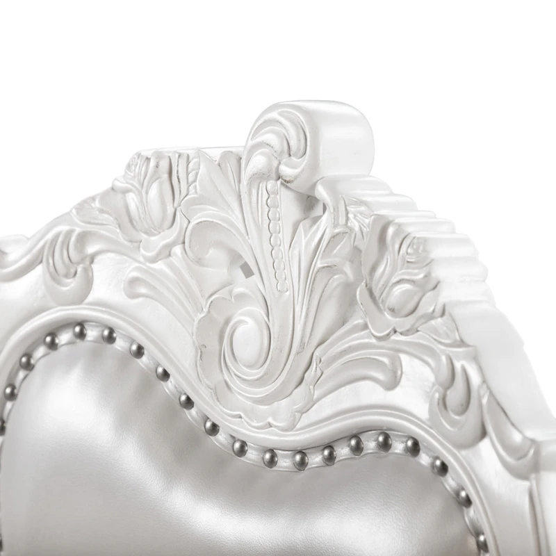 Furniture of America Eugene Traditional Solid Wood 9-Piece Expandable Dining Table Set