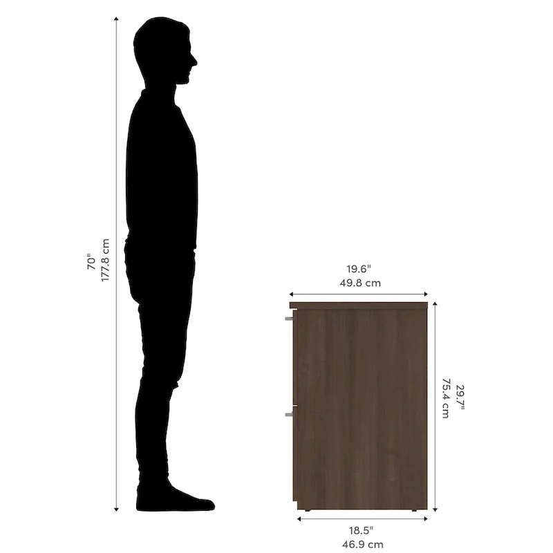 Bestar Universel 29W Lateral File Cabinet by Bestar.