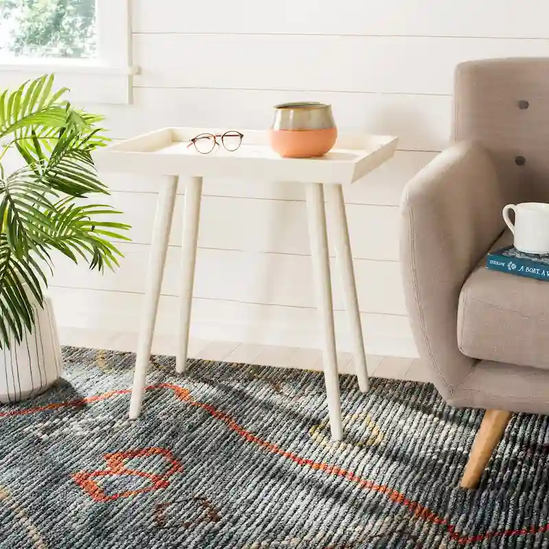 SAFAVIEH Fanica Tray Accent Table - 24Wx16Dx25H