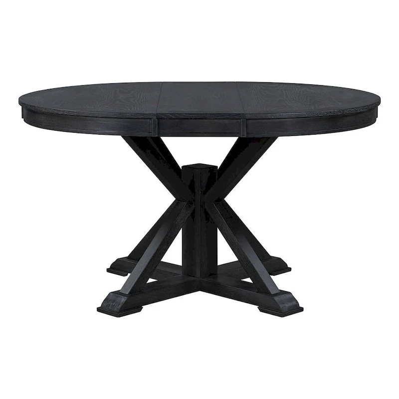 5-Piece Dining Set with Extandable Round Table