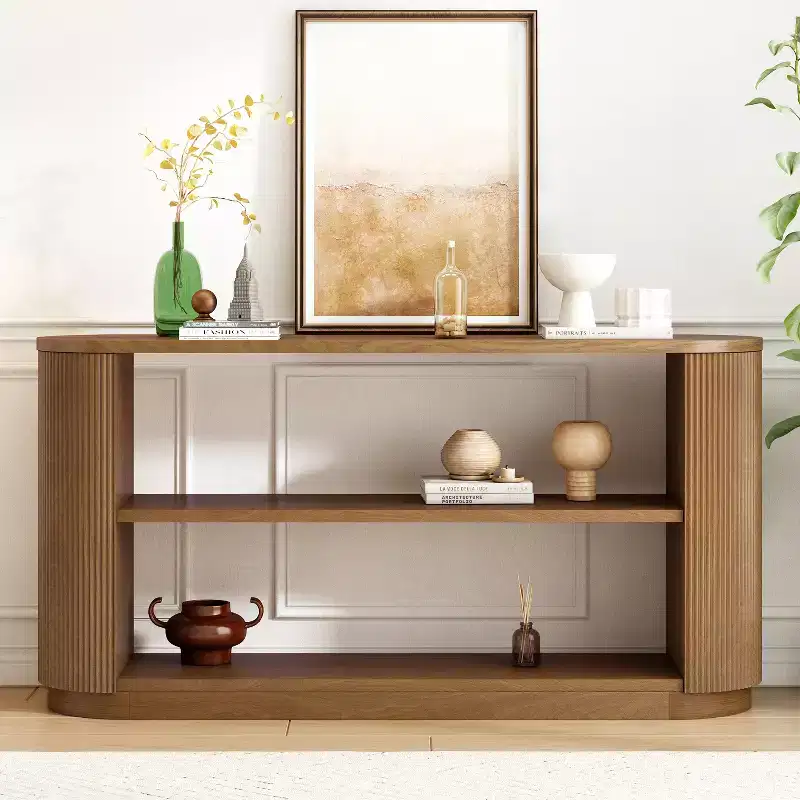 Christopher Knight Home Brad Modern Multi-Functional Entryway Console Table with Open Shelves