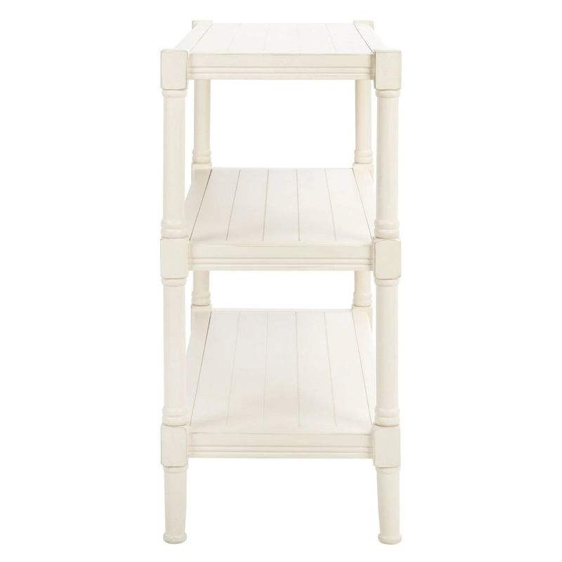 SAFAVIEH Olevia 3-Shelf Console Table - 33.8 W x 13.8 L x 29.5 H - 34Wx14Dx30H
