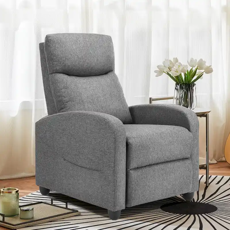 Massage Recliner Push Back Reclining Chair Home Theater Recliner Armchair