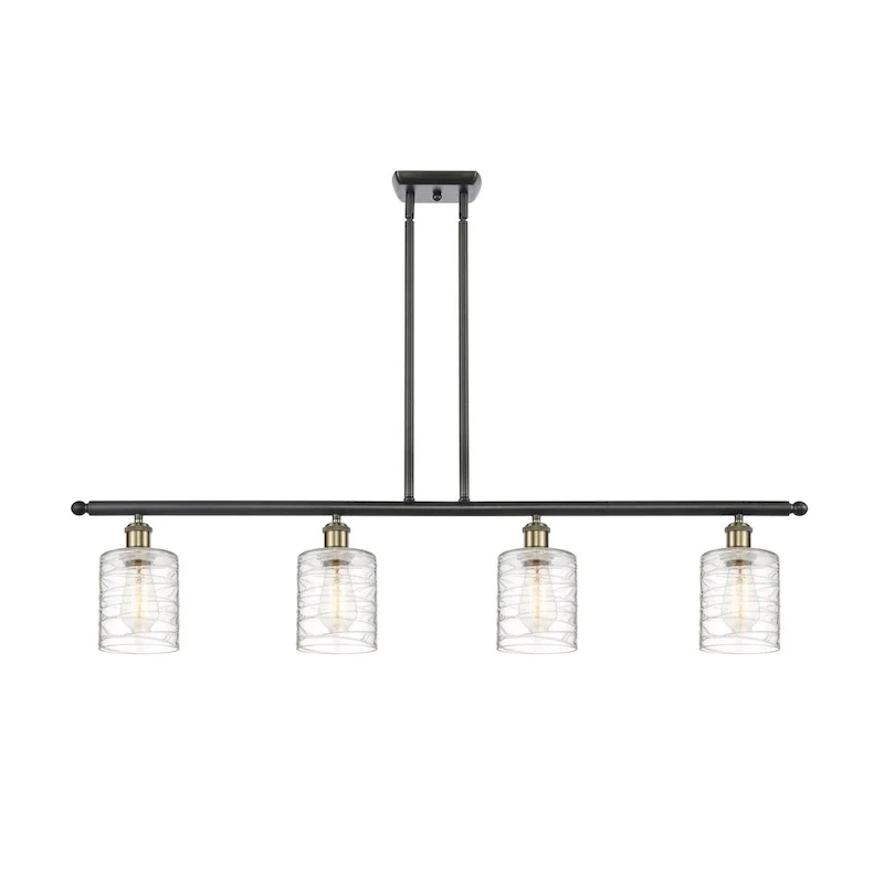Innovations Lighting Ballston Cobbleskill - 4 Light 48  Island Light