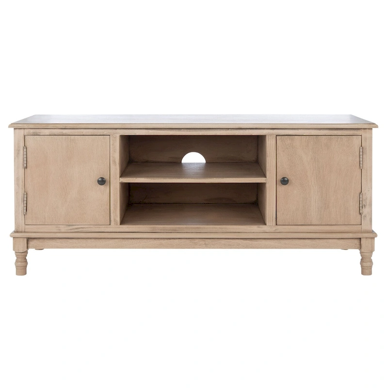 SAFAVIEH Tess 2-Door 1-Shelf TV Media Stand - 47.3 W x 15.8 L x 20 H - 47Wx16Dx20H