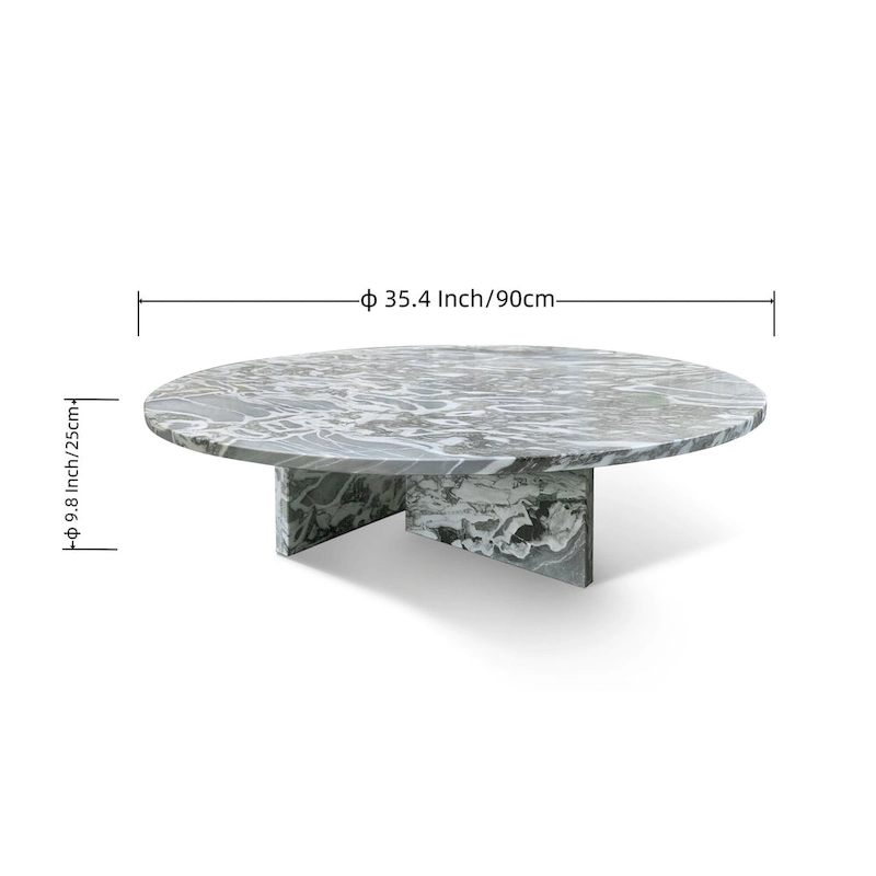 35.4 Natural Marble Stone Coffee Table