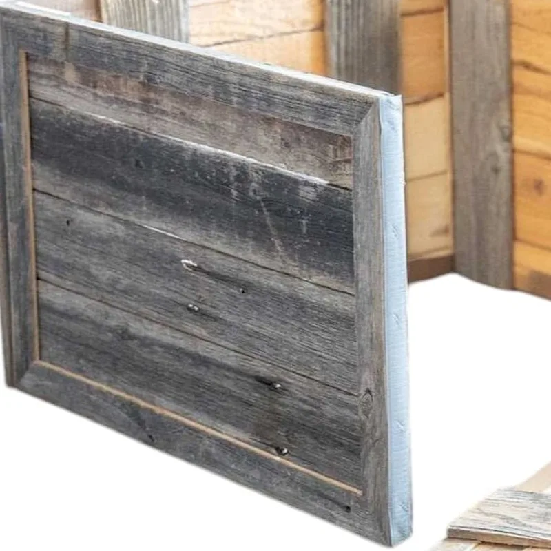 HomeRoots 18  Gray Distressed Wood Christmas Tree Collar - 17.7' X '11.6' X '3.1