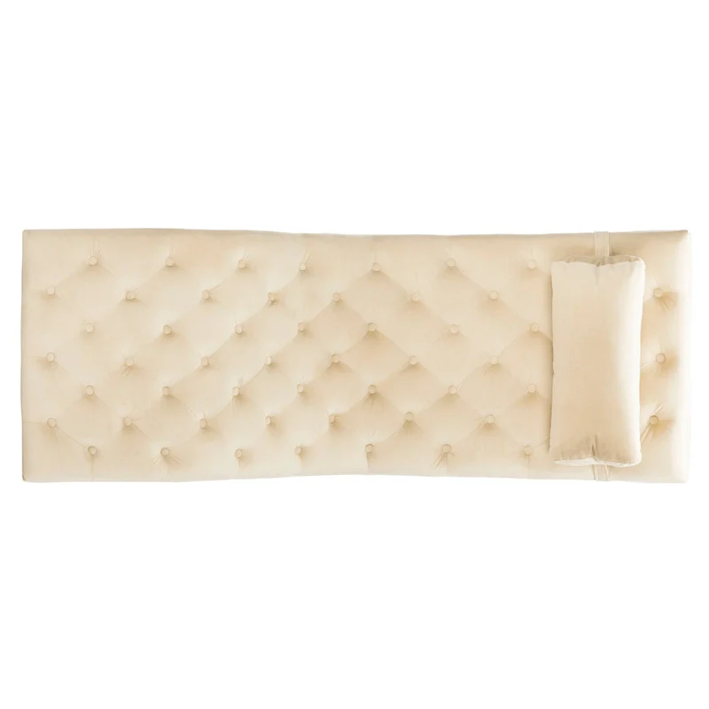 Cheri Chaise with Round Pillow - 65Wx23Dx33H