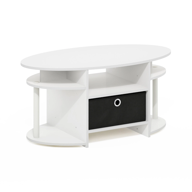 FURINNO JAYA Simple Design Oval Coffee Table