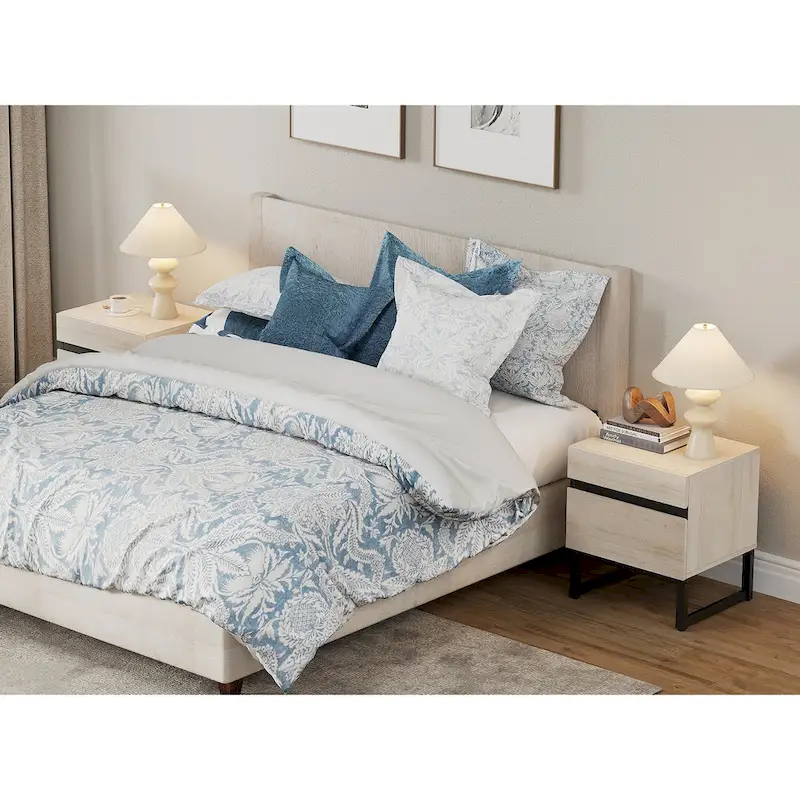 WAMPAT 3 Piece Dresser and Nightstand Sets