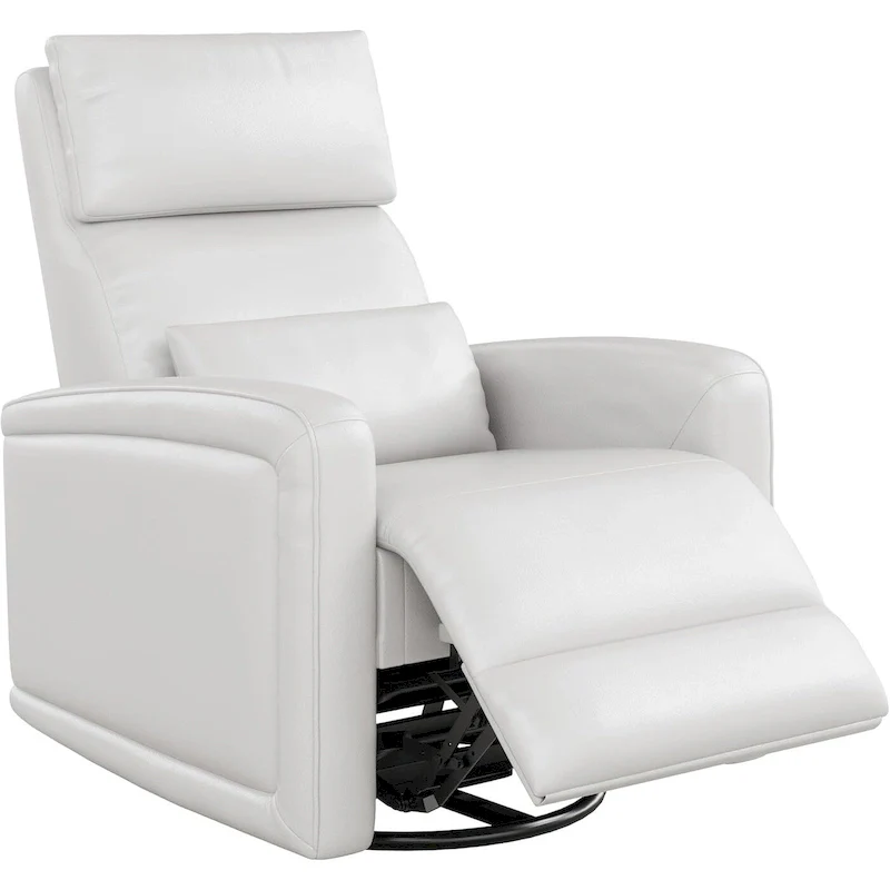 Manual Reclinder, 360 Swivel Rocking Glider Reclinder Chair with Ergonomic Backrest