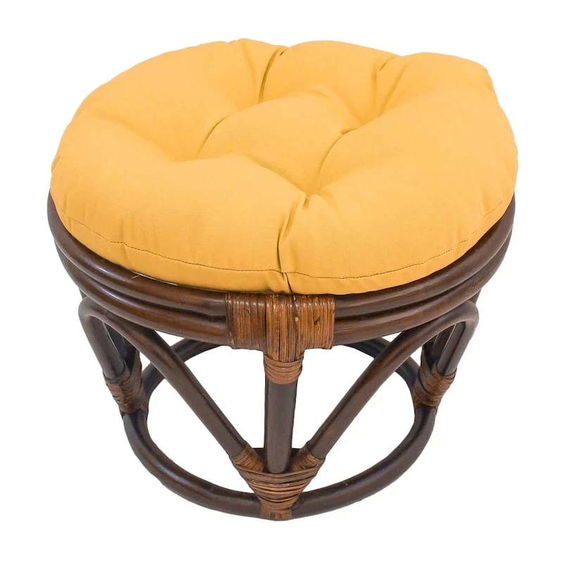 18-inch Footstool with Twill Cushion