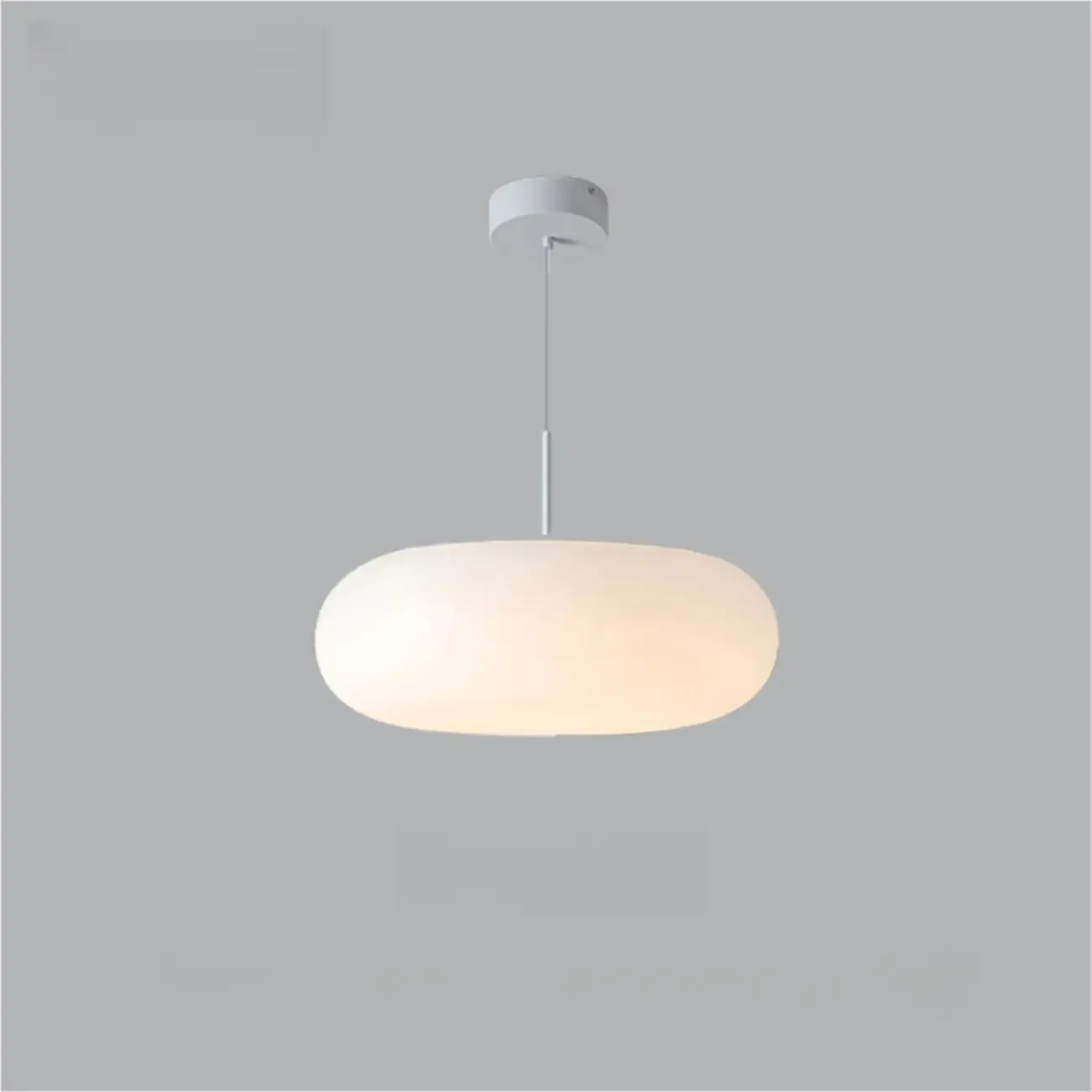 Modern Adjustable White Kitchen Pendant Light 3 Dimming LED