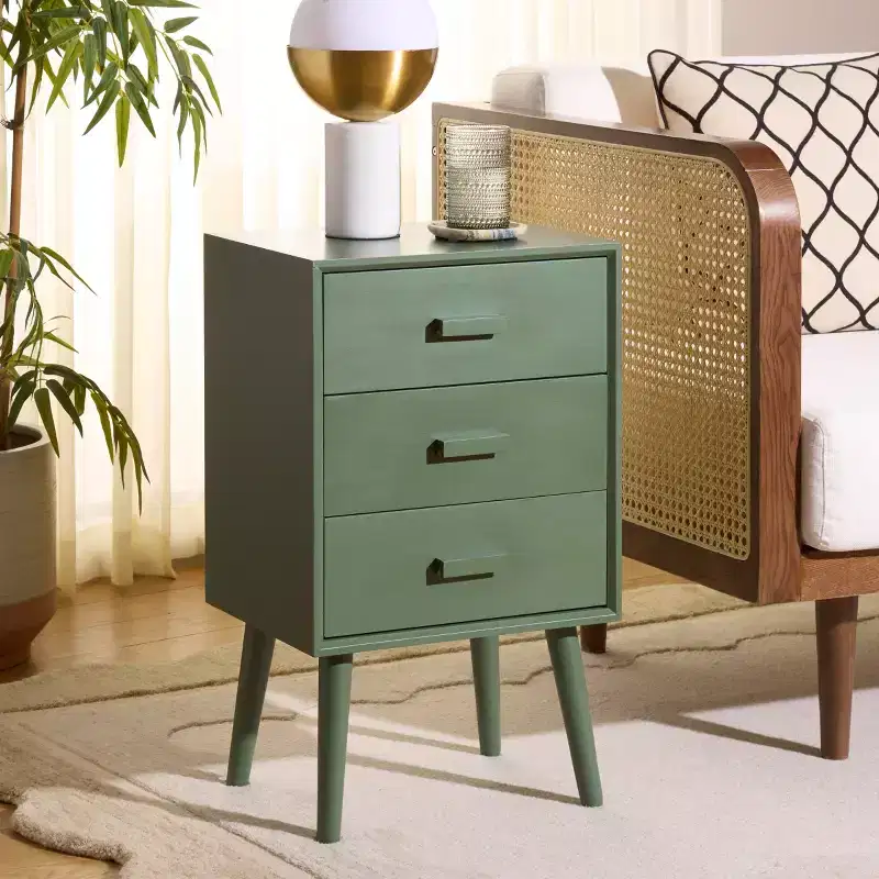 Pomona 3 Drawer Accent Table - CHS5700 - Safavieh