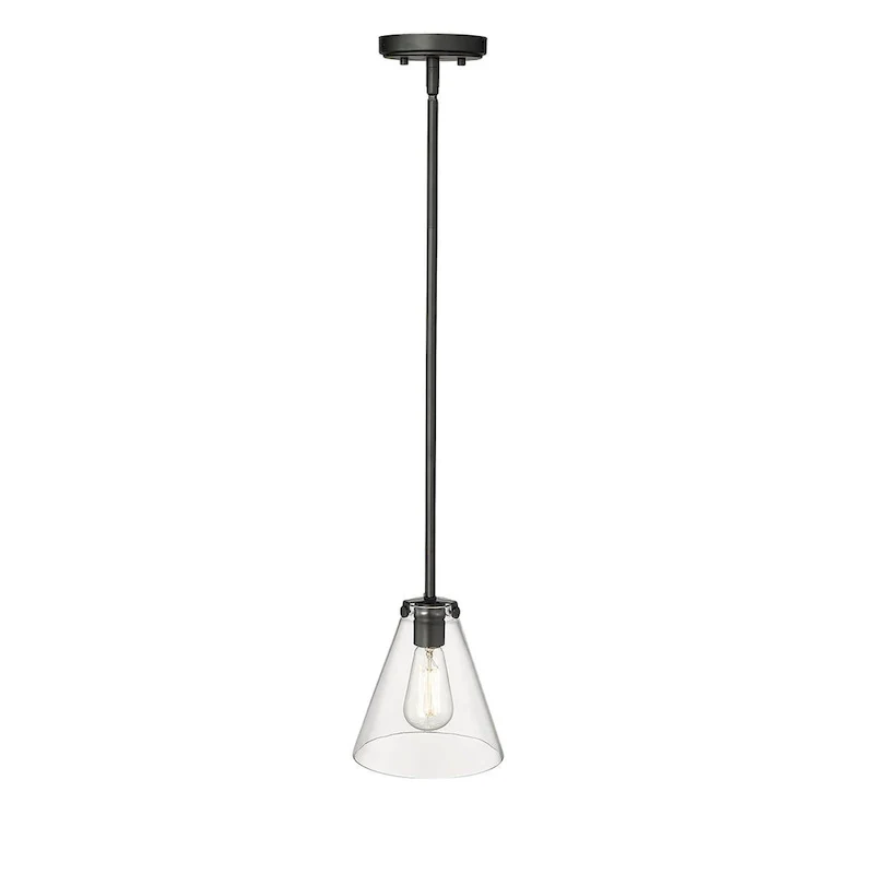 Millennium Lighting 8  Wide Mini Pendant with Clear Glass Shade