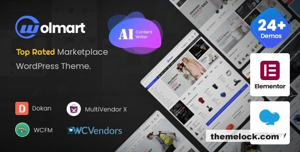Wolmart v1.10.0 - Multi-Vendor Marketplace WooCommerce Theme