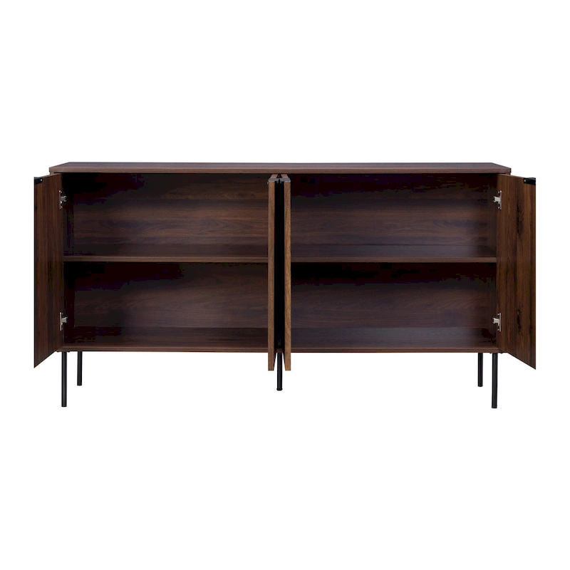 Lysander Fluted Sideboard Buffet Cabinet